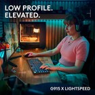 Logitech G915 X Lightspeed Wireless Rgb Gaming Keyboard Black