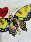 Valentine Card Anthropomorphic Butterfly  Just Fly My Way  Valentine