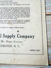 1937 Biological Supply Co Laboratory Apparatus Chemicals Catalog Rochester Ny