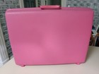 60 s Vtg Samsonite Suitcase 24  Hot Pink Hard Shell W key