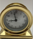 Chelsea Clock Co  Solid Brass Pedestal Base Black Numerals