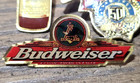 3pc Vintage Budweiser Lapel Pins Logo Beer Bottle Nascar 50th Anniversary 1990s