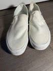 Vans Classic Slip-on Women   s Slip-on Athletic Sneakers Low Top White Canvas