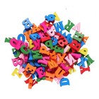 100 Pcs Colorful Wooden Letters Alphabet Wall Letter Decoration For Home Party