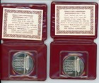 Israel 1973 - 1975  900 Proof Fine Silver 10 And 25 Lirot Mixed Lot Of 8 Coins