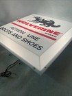 Vintage Wolverine Action Line Boots   Shoe Advertising Lighted Store Sign