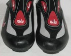 Vtg Nike Road Bike Cycling Shoes Men Sz 9 5 Eur 43 W Spd Cleats Black   Red