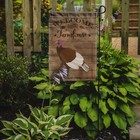 Bourbon Red Turkey Hen Welcome Garden Flag Ck6926gf