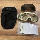 Ess Profile Goggles Military Issue W New Clear Lens   Used Tinted Lens   Case