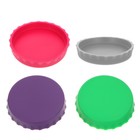  4 Pcs Beer Bottle Cap Lid For Cans Standard Size Covers Beverage