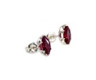 19thc Antique   ct Flawless Ruby earrings  Paleolithic Neolithic Tree-ripened Gem