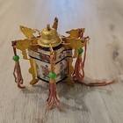 Vintage Miniature Chinese Palace Lantern Christmas Ornament 