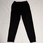 Puma Kids Black Fleece Joggers Sweatpants Silver Logo Size L 14 16