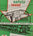 Class 37 Loco Stay At Safety Level Artwork Br Original Railway Poster 1960