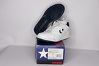 Nos Vintage 90s Converse Classic Ox Leather Sneakers Shoes White Youth Size 1 5y