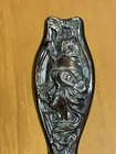 Antique Art Nouveau Silver Plated Handle Button Hook Floral
