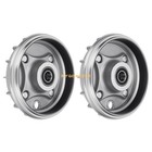 2pcs Front Brake Drums For Honda Trx350te Trx350tm 2x4 Rancher 350 Es 2000-2006