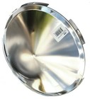 Up Front Hub Cap Universal Fit Cone Pointed Chrome 7 16  Lip  10099 Each