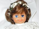 Vintage New 1960 s 18  Czech Doll Lidova Tvorba In Folk Outfit W  Sleepy Eyes