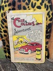 Vintage Chip Collins Adventures Black Draught Comic Book Sign Gas Oil Car Boxing