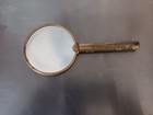 Vintage Antique Victorian Lady Women Hand Held Vanity Mirror  read 