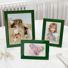 Frames Polished Enamel Picture Frame  4x6  Green
