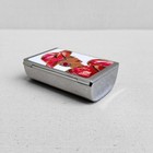 Rare Vtg 80s 90s Glam Lady Lipstick Case Compact Mirror Red Gold Rhinestone