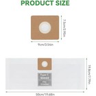 3-15 Pack For Shop Vac 3 Gallon Bags-90669 All Around Collection Type C Bags
