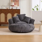 Single Bean Bag Chairs Sofa Large Corduroy Lazy Lounge Chair For Adults Kids 