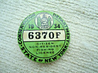 1934  Non Resident New York State  Fishing License
