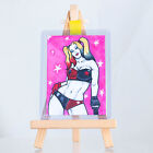 One Of A Kind Sketch Card Of Dc Comics Harley Quinn By Dante Guerra  Very Rare 