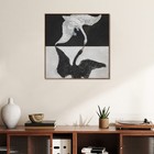 Framed Canvas Print Group Ix Suw The Swan No 1-1915 By Hilma Af Klint Wall Art