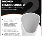 Magmod Magbounce 2 Bounce Diffuser   Maggrip 2 For Flash Head gun White black