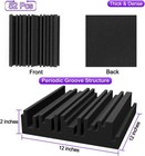 Acoustic Foam Panels 12x12 Inches Thick Sound Absorbing Tiles Pack Of 52 Studio