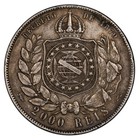 1889 Brazil 2000 Reis Km    485 Silver Coin