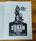 Conan The Barbarian Complete German Pressbook Rare Schwarzenegger Press Book  82