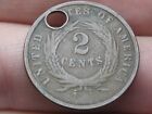 1864 Two 2 Cent Piece- Large Motto  Vg fine Details