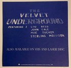Velvet Underground Live Mcmxciii Poster 1993 Promo Flat 12 X 12 Lou Reed Rare