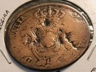 1790-1798 Azores 20 Reis Coin   Km 3   Well Used Copper Coin