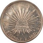 1896-zs Fz Mexico 8 Reales  Km377 1 - Pcgs Ms-61