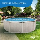 Aquarian Phoenix 21  X 52  Steel Frame Above Ground Swimming Pool Kit With Pump