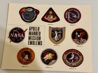 Official Nasa Apollo Mission Emblems Lithograph Apollo 7-14 Mscl-64 Vintage