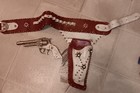 Vintage 1950 s Hubley Toy  texan Jr   Revolver Cap Gun And Holster Lot