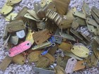 Vintage Dog License Tag Lot Of 15 Michigan Muskegon And Kenty County Tags 