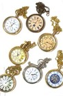 Vintage-style Nautical Pocket Watch   2  Brass Collectible Treasure With Wood Box