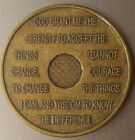 5 Year Alcoholics Anonymous Aa Bronze Medallion Coin Sobriety Chip Five 