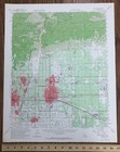 Rare Vintage California Los Angeles Co Usgs Topographical 15 Min  Quad Maps Qty 