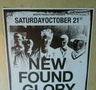 New Found Glory Poster 2006 Org Concert Show Flyer Early November Cartel Limbeck