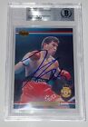 Julio Cesar Chavez Signed Auto d 1991 Ringlords Boxing Rc Card 31 Bas Coa Hof B
