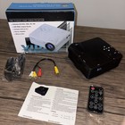 Mini Led Projector Portable Home Cinema 1080p Supported By Usb Sd Hd Av Open Box